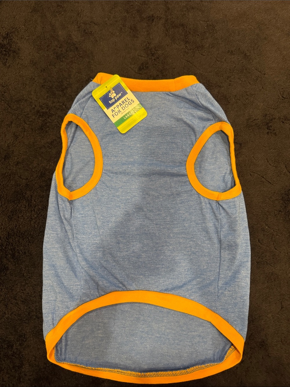 Top Paw Blue and Yellow 'Drinking Buddy' Dog Shirt - Picture 2 of 3